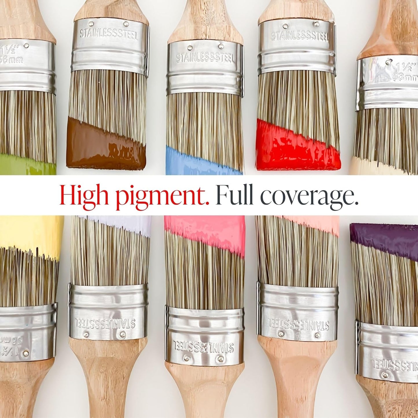 Country Chic All-In-One Chalk Paint for Furniture, Cabinets, Home Decor, Eco-Friendly, Matte Finish, Built-In Primer & Top Coat for Wood, Metal - Driftwood (Brown) - Pint 16 Oz (475 Ml)