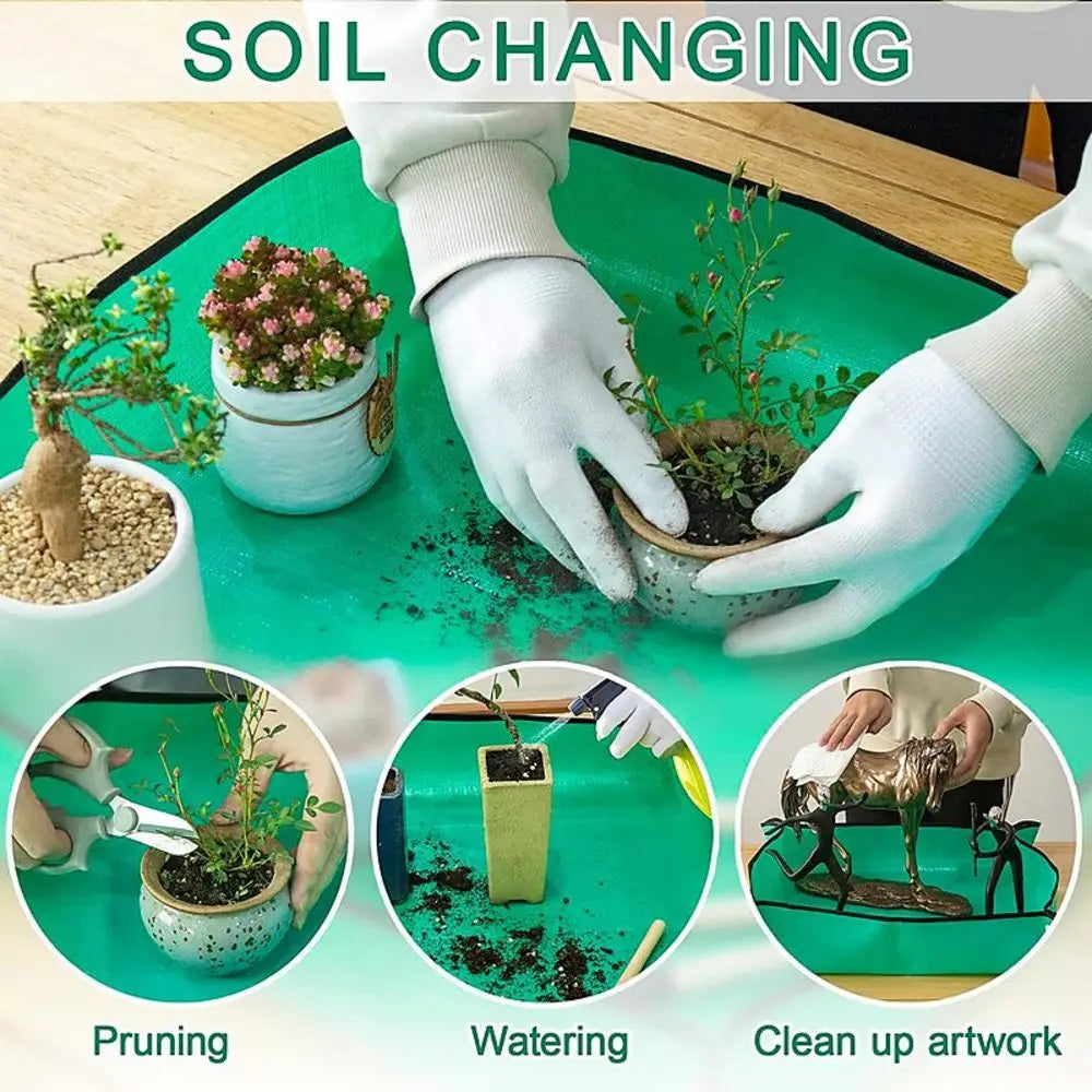Waterproof Plant Transplant Mat – Foldable and Easy to Clean